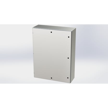Saginaw Control & Engineering 1/4 Turn Latch Electrical Enclosures, 48 in H, 12 in D, 36 in W, NEMA 3R, 4, 4X, 12, 13 SCE-48EL3612SS6LP